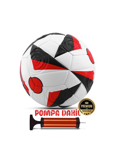 Telvesse Futbol Topu Avrupa Temalı Pompalı Set Sert Zemin Halı Saha Futbol Topu No:5 021 Çok Renkli