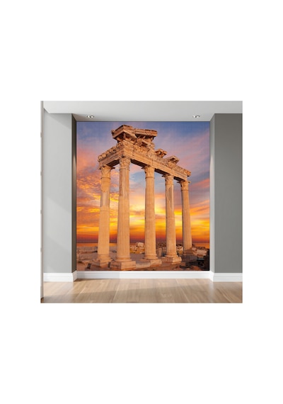 Apollon Tapınağı Side Antalya Poster Duvar Kağıdı Renkli