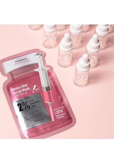 Watsons Beyazlatıcı Vita-Cinamide+Aha Serum Maske 2 x 25 ML