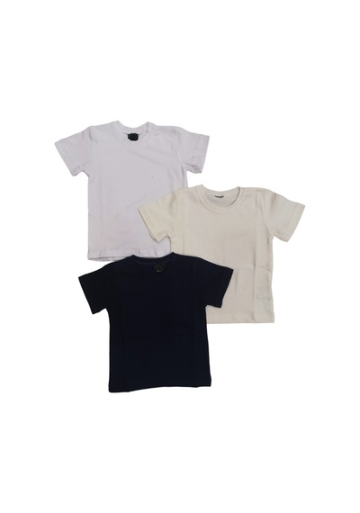 Özdemirli Bebe Basic Düz Bisiklet Yaka Kısa Kollu Likralı Badi Sweat T-shirt 3 Lü Paket Krem-lacivert-beyaz Beyaz-krem-lacivert Özdemirli Bebe Basic Düz Bisiklet Yaka Kısa Kollu Likralı Badi Sweat T-shirt 3 Lü Paket Krem-lacivert-beyaz Beyaz-krem-lacivert