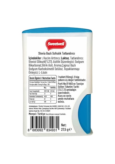 Stevia Tablet Tatlandırıcı 500 Tablet X 3 Adet Sıfır Kalori
