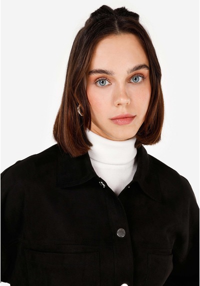 Colin's Colins Regular Fit Shirt Neck Kadın Siyah Uzun Kol Gömlek Cl1071156 Q1.v1 Blk Siyah Colin's Colins Regular Fit Shirt Neck Kadın Siyah Uzun Kol Gömlek Cl1071156 Q1.v1 Blk Siyah