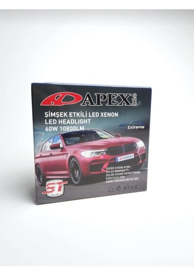 Apexi Zenon H7 Led Xenon-şimşek Etkili-10800 Lm 6000k-