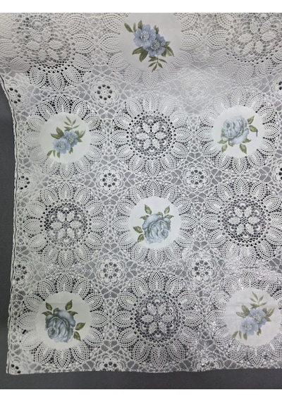 Pvc Küpür Dantel Raf Ve Dolap Örtüsü Runner 28kpr005 Beyaz