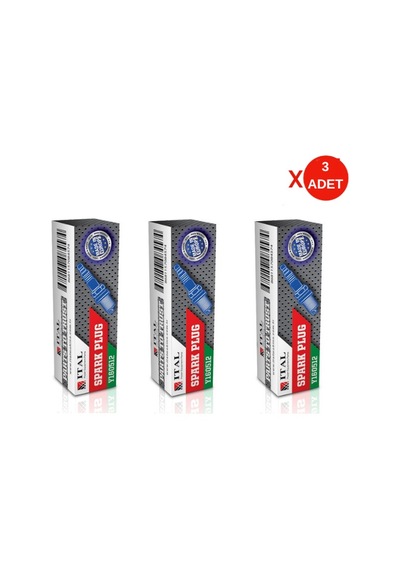 Ital Rezistanslı Kesim Motoru Bujisi 3 Adet Set Universal Uyumlu