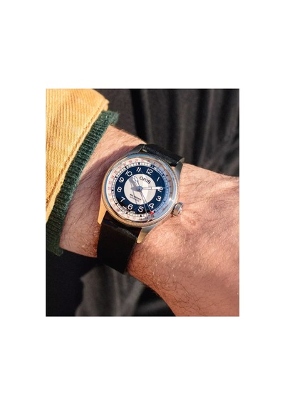 Oris Big Crown Pointer Date Bullseye 38 Mm Otomatik Saat 01 754 7 Siyah