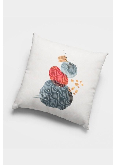 Kırmızı Modern Çift Taraflı 4'lü Set Kırlent Kılıfı 4kr045n11