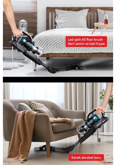 Stilevs Megatron 2 Dikey Şarjlı Süpürge Set14010