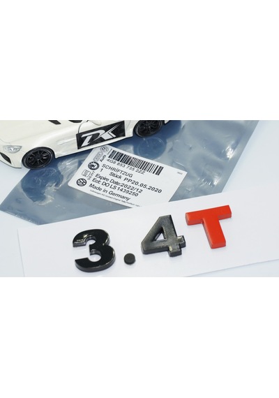 Dk Tuning 3.4t Bagaj Siyah Kırmızı Yazı Logo Volkswagen İle Uyuml