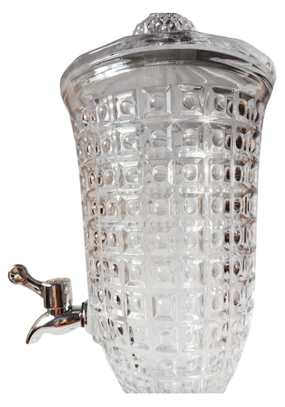 Cam Sebil, Şerbetlik, Limonatalık, Detoks Sürahisi 2 Litre
