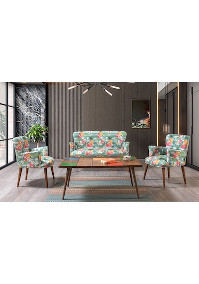 Bahar Çay Seti (Balkon, Salon, Cafe, Ofis) 2+1+1