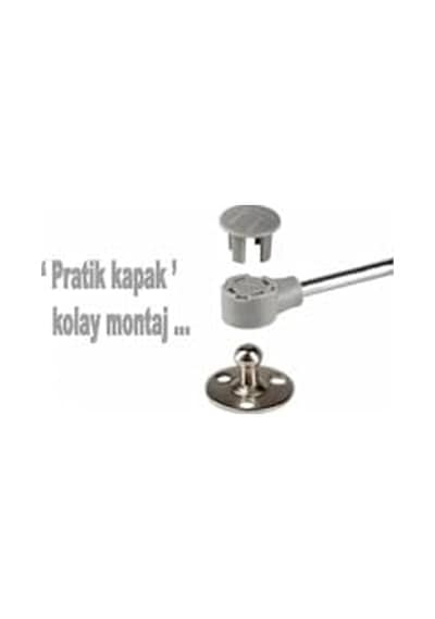 Adet Std Dolap Amortisörü Gazlı Piston Kapak Hidroliği 27 Cm 80n Çok Renkli