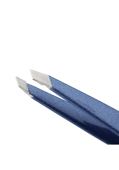 Tweezerman Slant Tweezer Granite Sky - Işıltılı Mavi Cımbız
