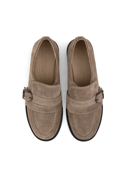 U.S. Polo Assn. Kadın Bej Süet Loafer 50315247-VR011
