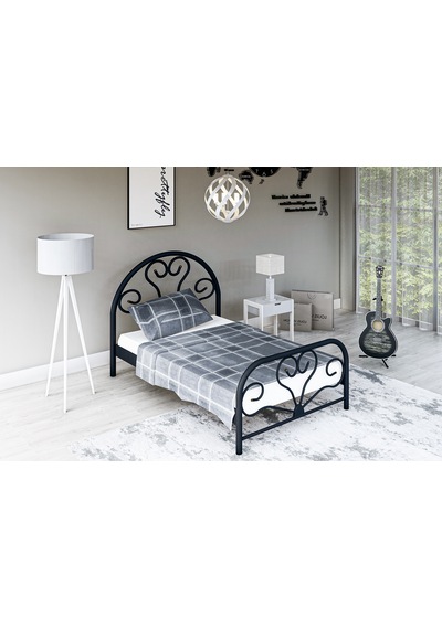 Metalia Gm 118 Baby Tek Kişilik Metal Karyola 90X190 Siyah