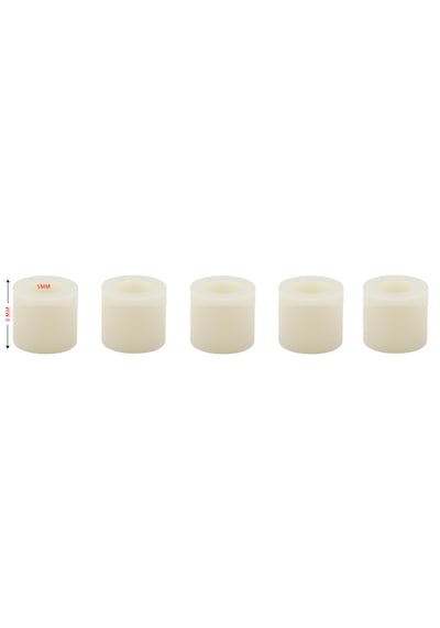 M5 Spacer Plastik Boru 8 Mm Yükseklik Abs Rround Spacer 5 Adet