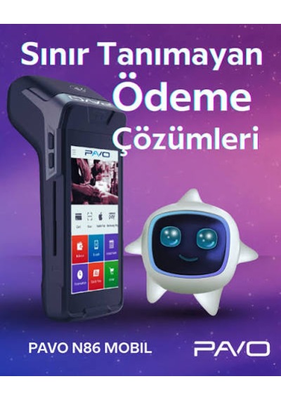 Pavo N86 Mobil Android Pos Terminali