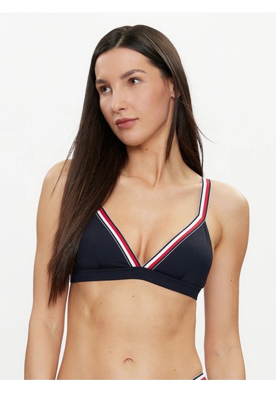 Tommy Hilfiger Tommy Hılfıger Kadın Bikini Üstü Uw0uw05290-dw5 Uw0uw05290-dw5 Lacivert