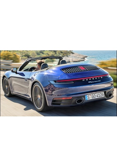 Porsche Carrera 911 4S Bagaj 3M 3D Abs Yazı Logo Amblem Seti (549168889)