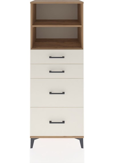 Hyperion Dolap 2 Raflı 4 Çekmeceli 60x44x163 Çam-aytaşı Atlas Çam