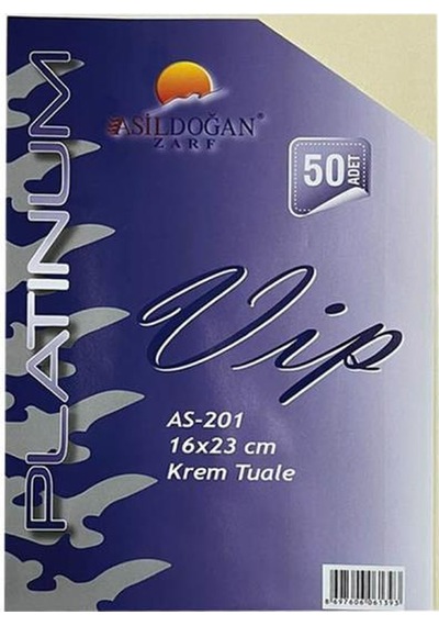 Doğan 16 23 Fantazi Zarf 170 Gr Krem - 50 Adet