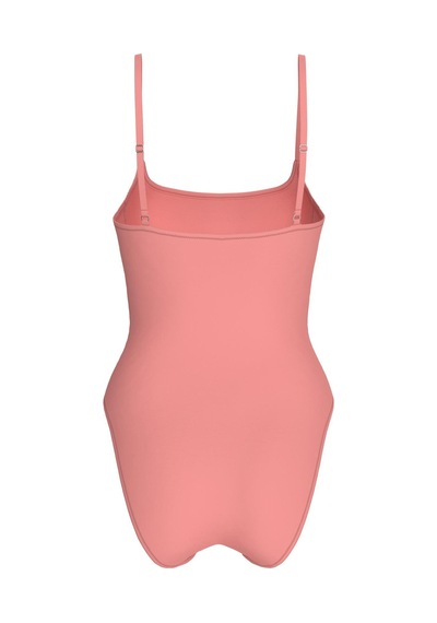 Calvin Klein Kadın Pembe Tek Parça Askılı Mayo-13578 Pembe