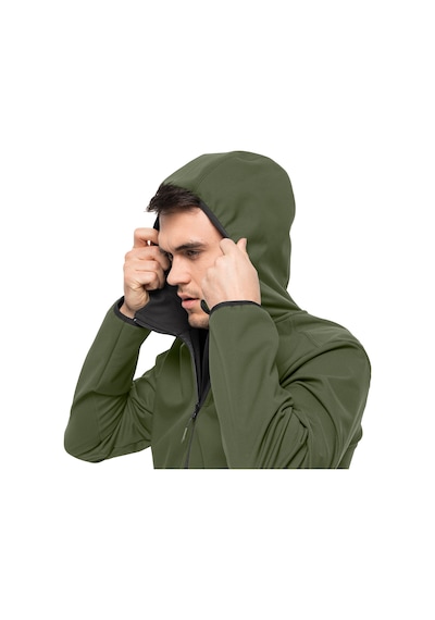 Jack Wolfskin Bornberg Softshell Erkek Ceket Haki Yeşil