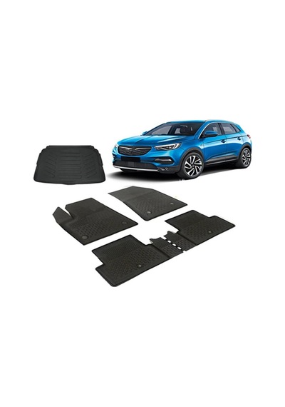 Opel Grandland 2017 + Sahler 4.5D Havuzlu Paspas Rizline 3D Bag