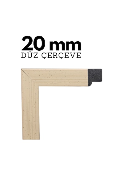 Krem-20mm-50x70 Cm Mat Pvc Li Camsız Fotoğraf 1000 Parça Puzzle Belge Çerçeve Yatay Dikey Asılabilme 77211527