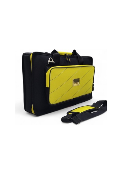Mix Track Platinum Fx4 Setup İçin Uyumlu Çanta Soft Case Kılıf. Siyah Sarı.