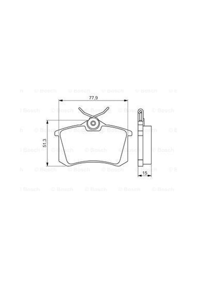 Renault Fluence Ön/Arka Balata Manuel El Freni 2010-2016 Bosch