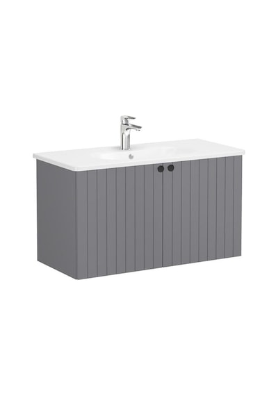 69312 VitrA Root Groove Kapaklı Lavabo Dolabı, 100 Cm, Mat Gri Yuvarlak Lavabo Dahil Diğer 69312 VitrA Root Groove Kapaklı Lavabo Dolabı, 100 Cm, Mat Gri Yuvarlak Lavabo Dahil Diğer