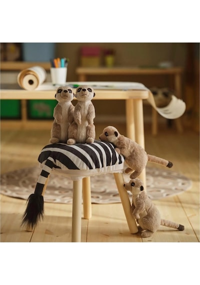 Sandlöpare Yumuşak Oyuncak, Bej, 20 Cm, Mirket Bej
