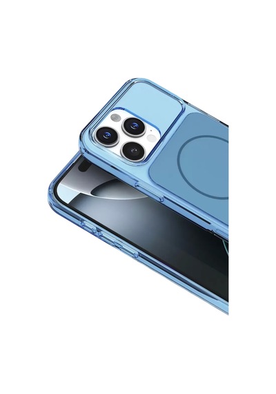 İphone 16 Pro Max Bruma Magsafe Kapak - Mavi