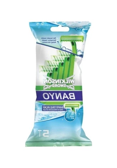 5'li Tek Bıçaklı Banyo Tıraş Bıçağı Seti