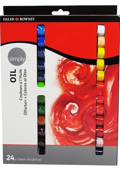Daler Rowney Simply Yağlı Boya Seti 24X12 ML