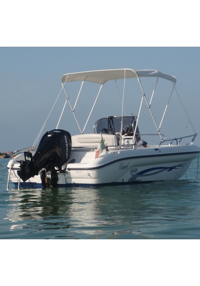 Bimini Model ,3 Kollu Portatif Tekne Tentesi En 160 CM