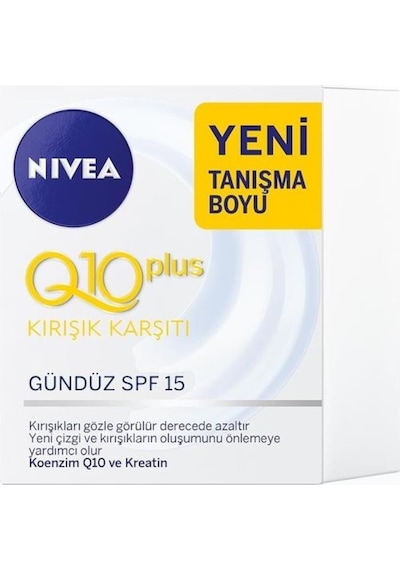 Nivea Q10 Plus Gündüz Kremi SPF 15 20 ML