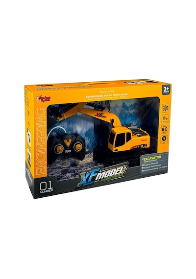 Xfg-789-410b Uzaktan Kumandalı Full Fonksiyon Şarjlı Xfmodel Kazıcı Metal Kepçe