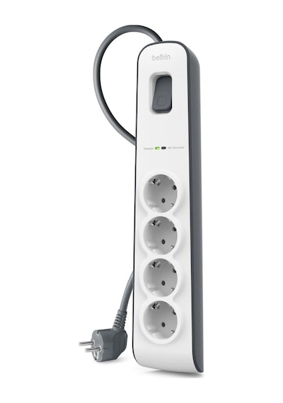 Belkin Bsv400vf2m 2 M 4 Lü Akım Korumalı Priz Mk2mk5bel0004 1 - 3 M
