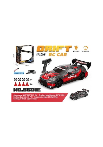 Drıft Rc Car Uzaktan Kumandalı Araba Kırmızı