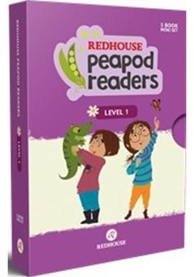 Redhouse Peapod Readers İngilizce Hikaye Seti 1 - Kutulu Başlangıç: Beginner - Pre A1- Redhouse Yayınları