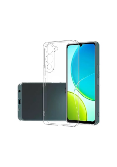 Vivo Y04 Kılıf Sys Süper Silikon Kapak - Şeffaf Şeffaf