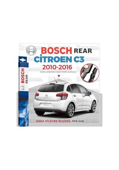 Bosch  Rear Citroen C3 2010 - 2016 Arka Silecek - H301