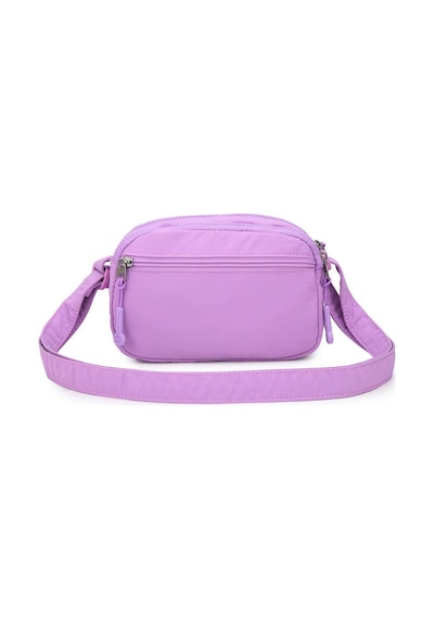 Smart Bags Mikro Poly Kumaş Mini Boy Postacı Kadın Çantası 3339 Lila
