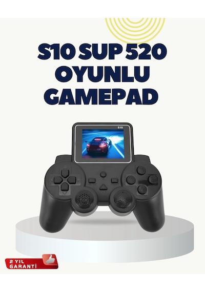 Retro Atari Konsolu S10 Gamepad Hdmı Destekli 520 Oyunlu