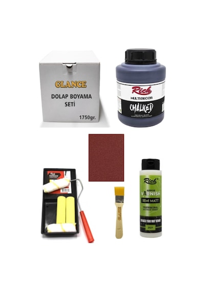 Glance Multi Decor Chalked 1750 Gr Is Siyah Genel Amaçlı Boyama Seti Karışık