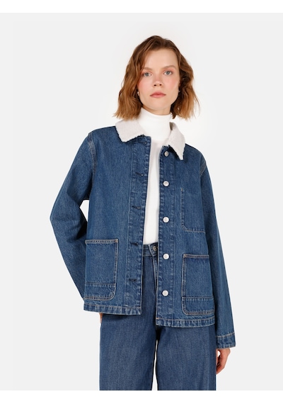Colins Mavi Kadın Ceket Cl1070874 Q1.v1 Dn43748 Denim