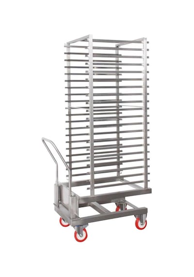 Pimak Tepsi Taşıma Raf + Araba 40 Tepsi 115 X 91 X 74,5 Cm