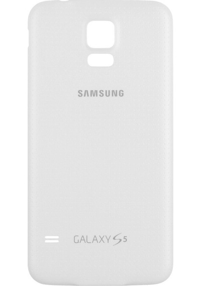 Samsung Uyumlu Galaxy S5 G900 Arka Batarya Kapak-Beyaz